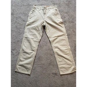 Carharrt Men's Canvas Original Fit Tan Dungaree Carpenter Pants Men's 32x32